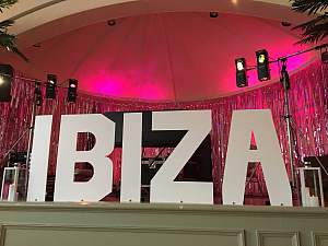giant ibiza letters