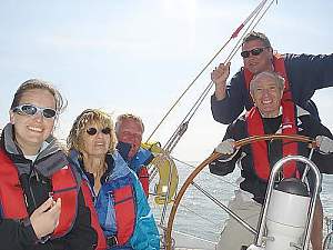 sailing day on the solent